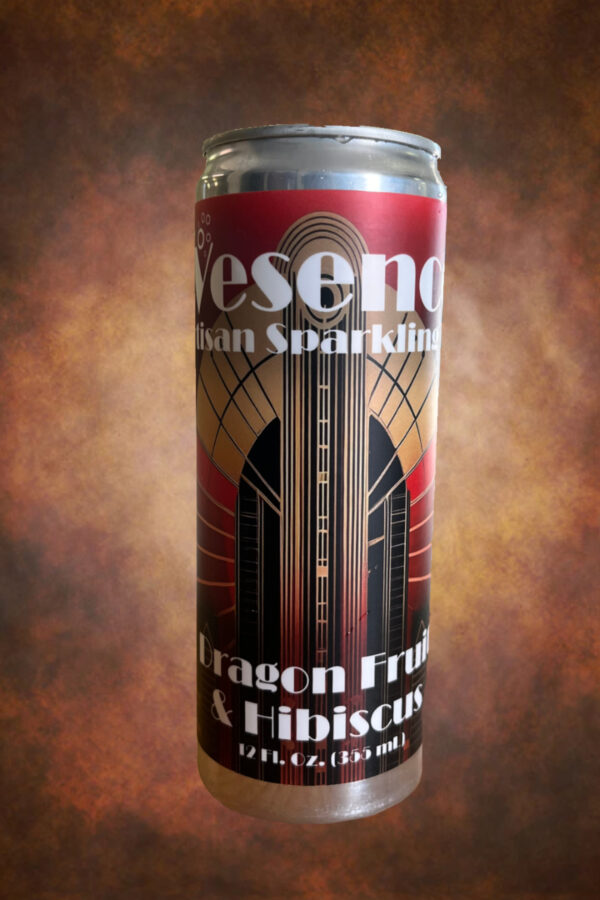 Vesence: Artisan Sparkling Tea, Dragon Fruit Hibiscus (8-Pack, 12 fl. oz.) - Image 2